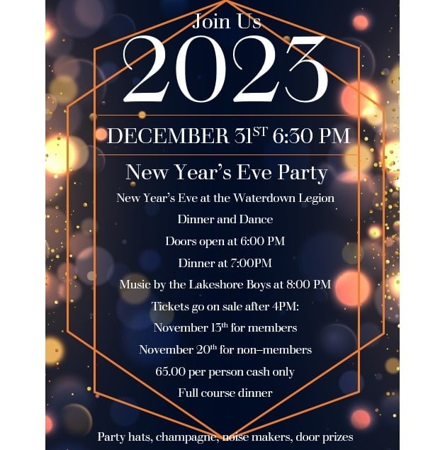New Years Event Flyer